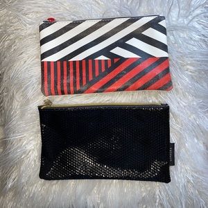 NWOT Sephora Makeup Bag Red and Black Duo Set